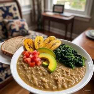 Vegan egusi soup